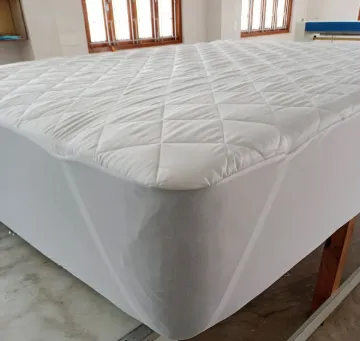 Picture of OXFORD THREE LAYER QUILTED BED PADS WATERPROOF FITTED WITH 2" ANCHOR BAND
