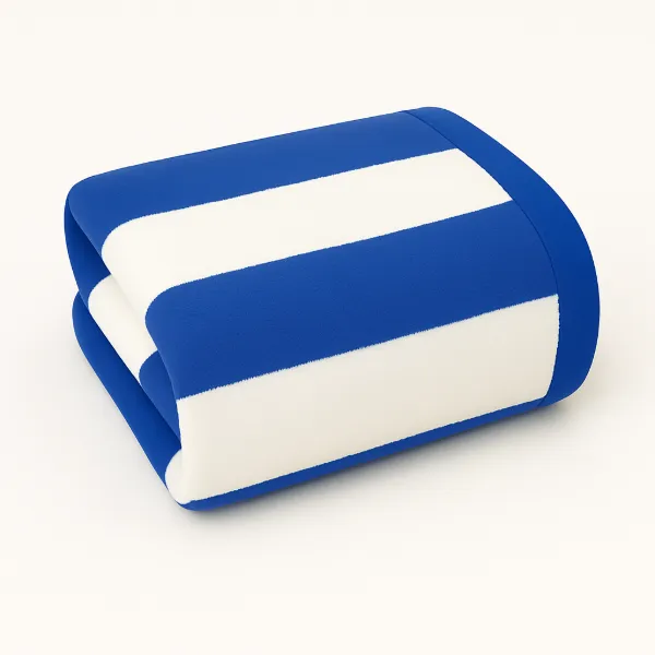 Picture of Oxford 4"x4" Cabana Stripe Pool Towels